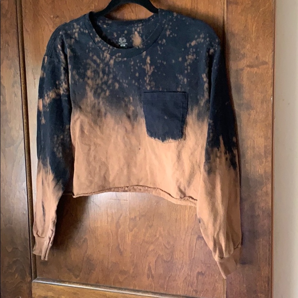 homemade tye dye crop
